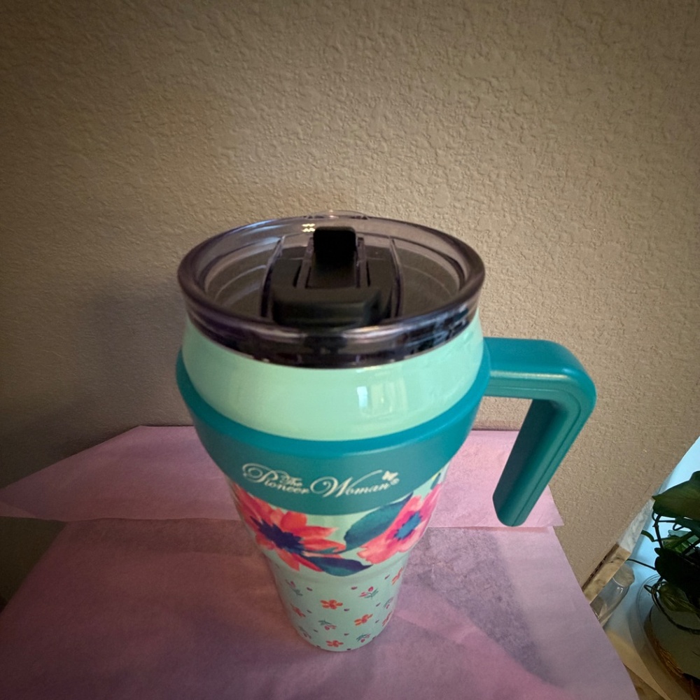 Pioneer Woman 40oz Stainless Steel Insulated Tumbler~Great Condition - Picture 6 of 7